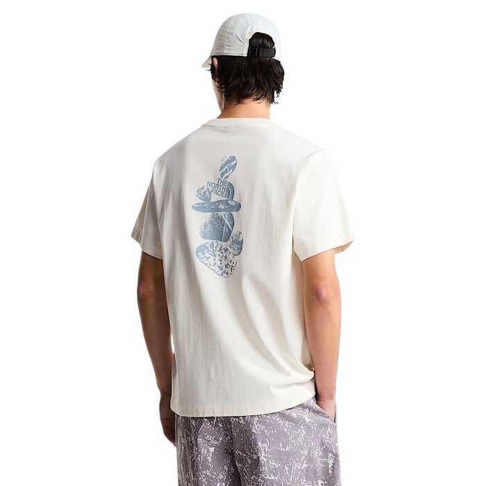 The North Face M Stones RX S/S Tee - Whihte Dune