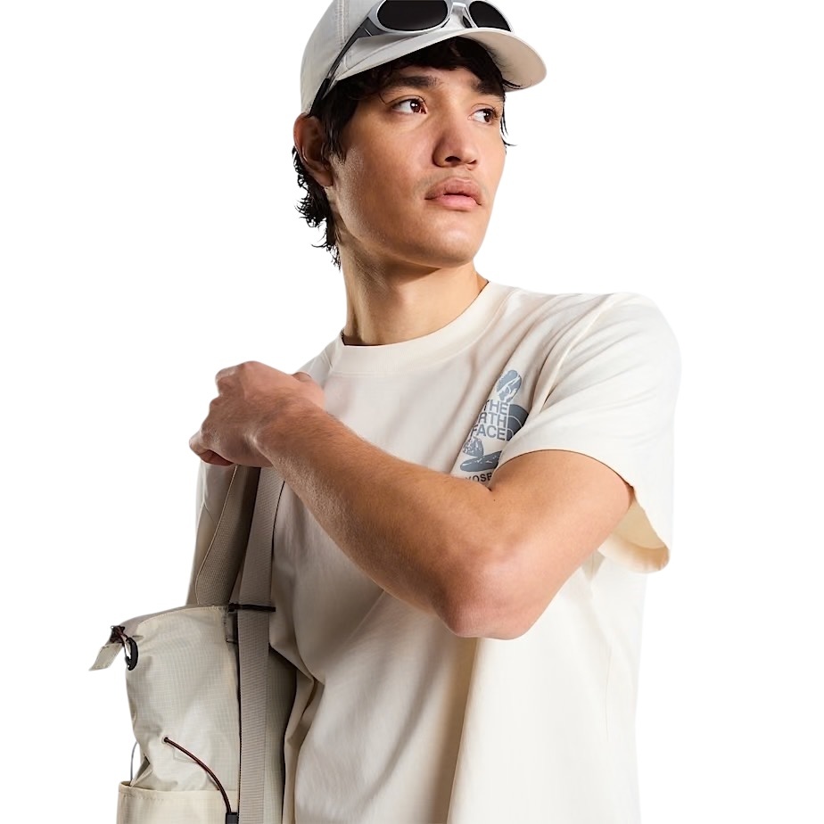 The North Face M Stones RX S/S Tee - Whihte Dune