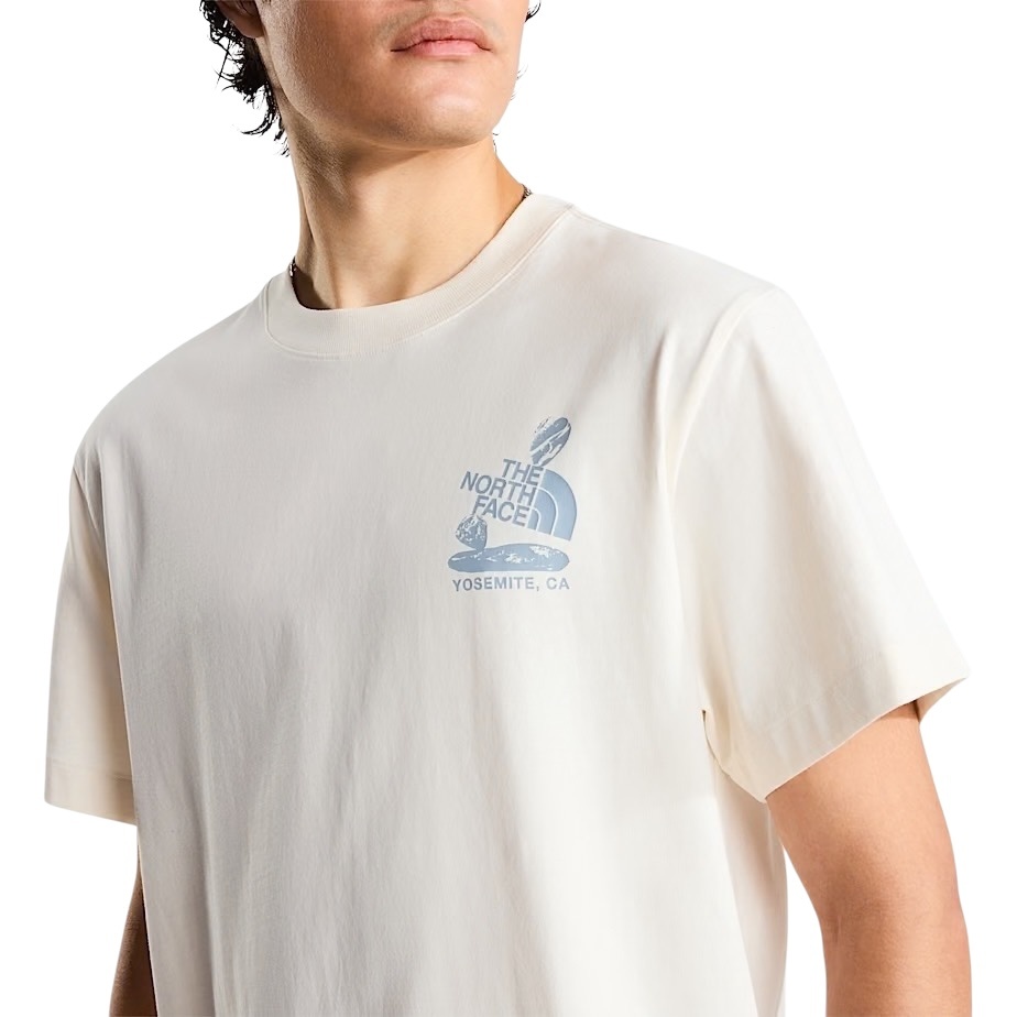 The North Face M Stones RX S/S Tee - Whihte Dune