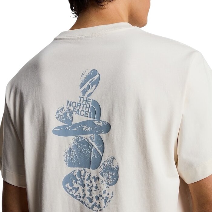 The North Face M Stones RX S/S Tee - Whihte Dune