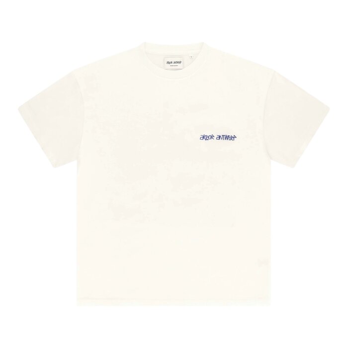 Arbor Antwerp Blue Triple Heart T-shirt - White