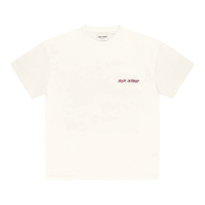 Arbor Antwerp Red Triple Heart T-shirt - White