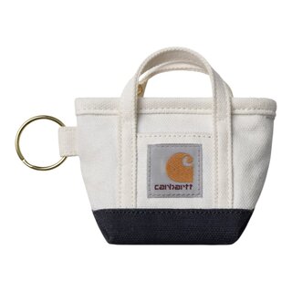 Carhartt WIP Mini Tote Bag Keychain - Natural/Blue