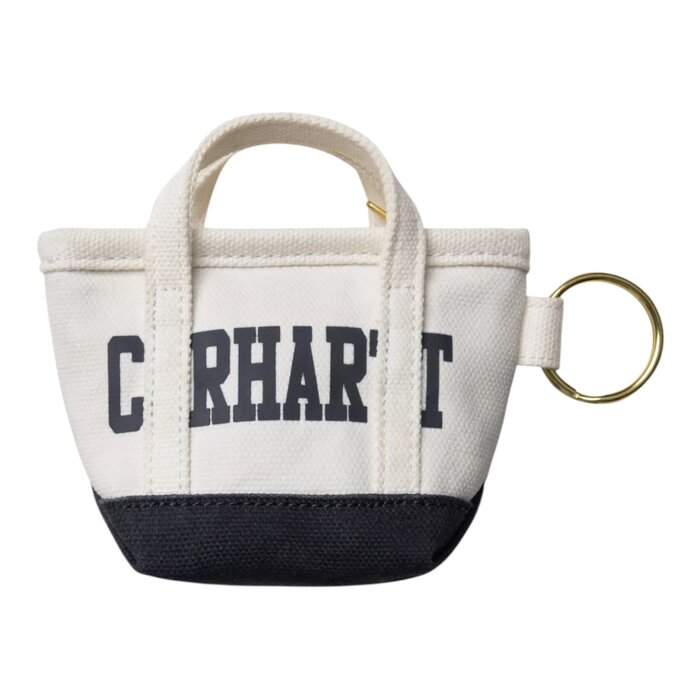 Carhartt WIP Mini Tote Bag Keychain - Natural/Blue