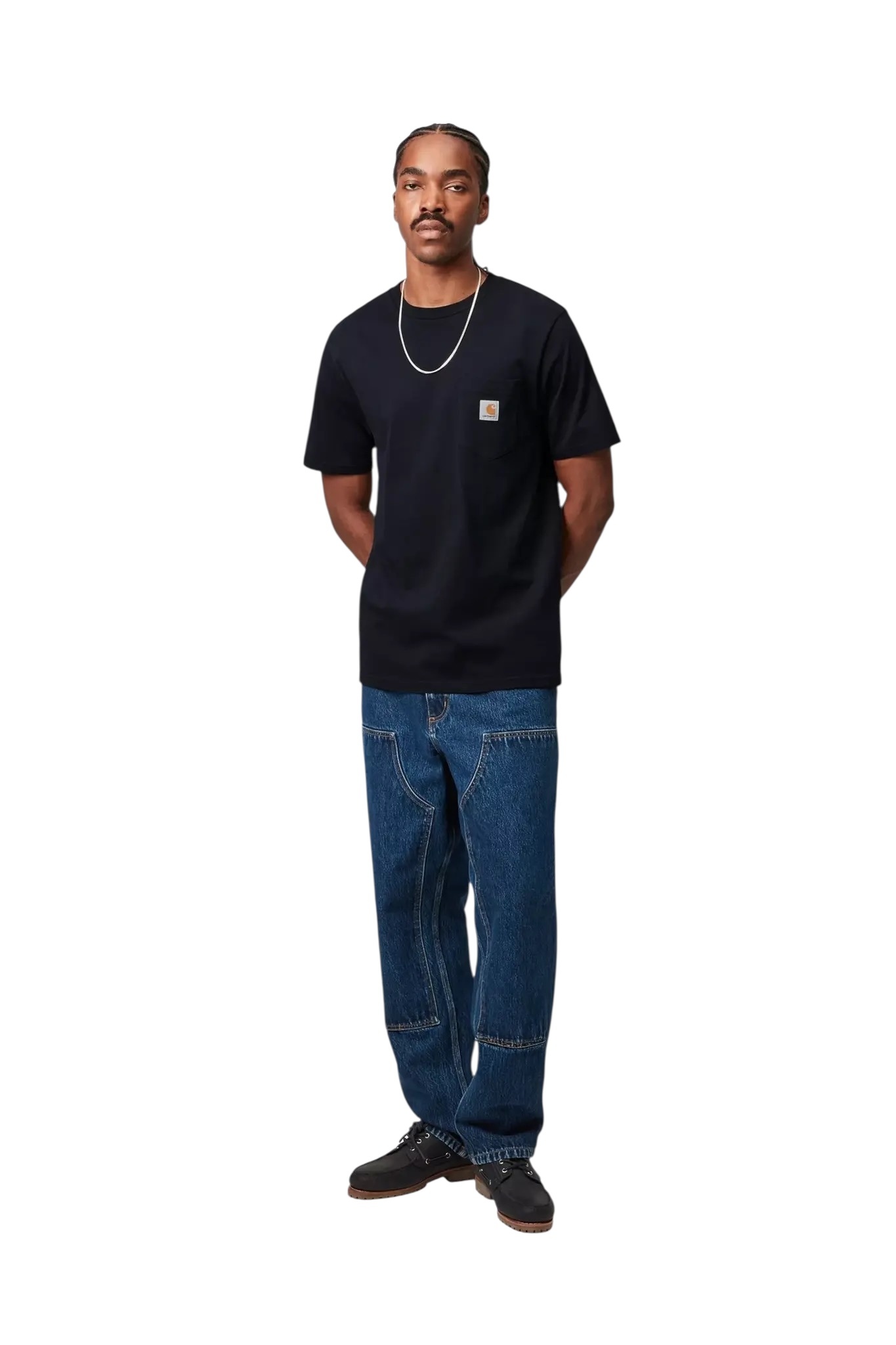 Carhartt WIP S/S Pocket T-Shirt - Dark Navy