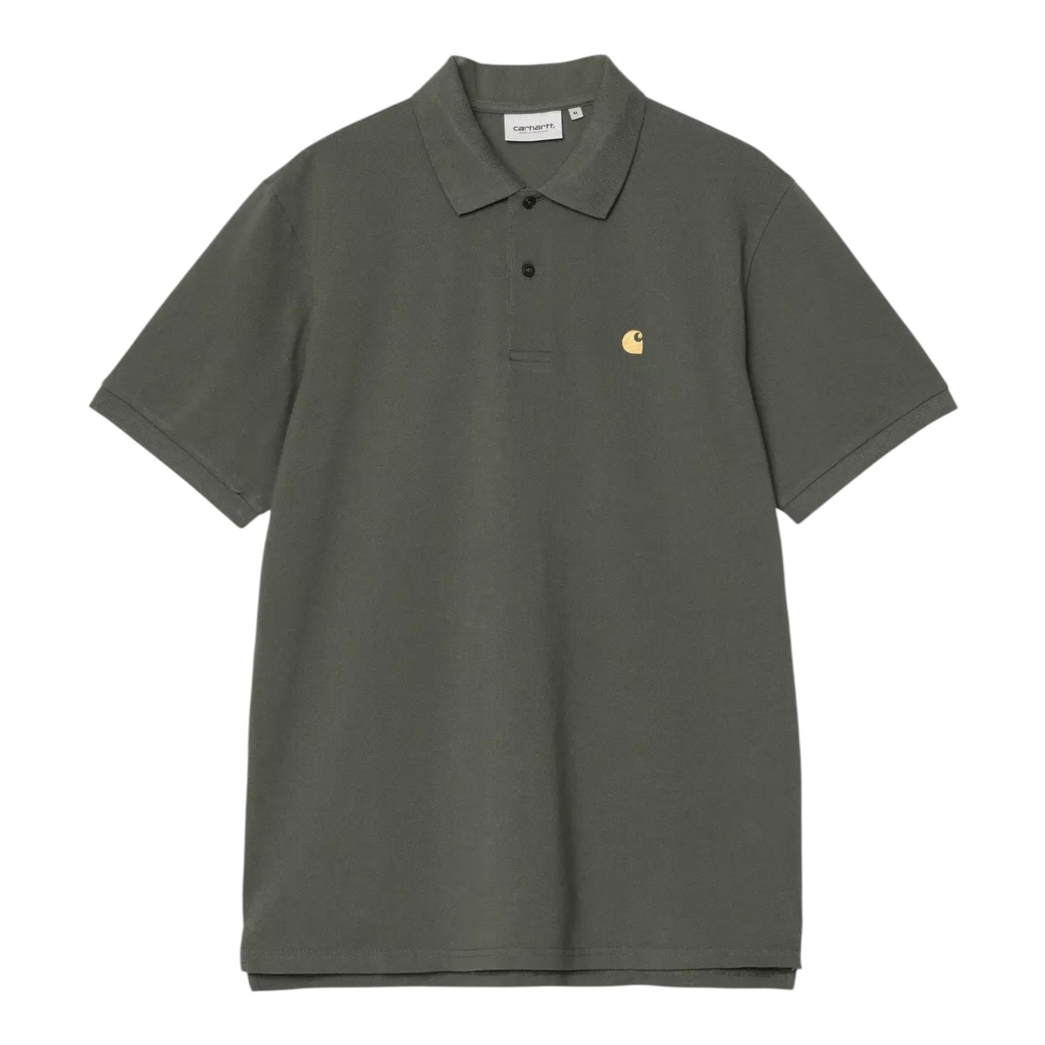 Carhartt WIP S/S Chase Pique Polo - Leaf/Gold