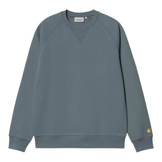 Carhartt WIP Chase Sweat - Cozy Blue/Gold