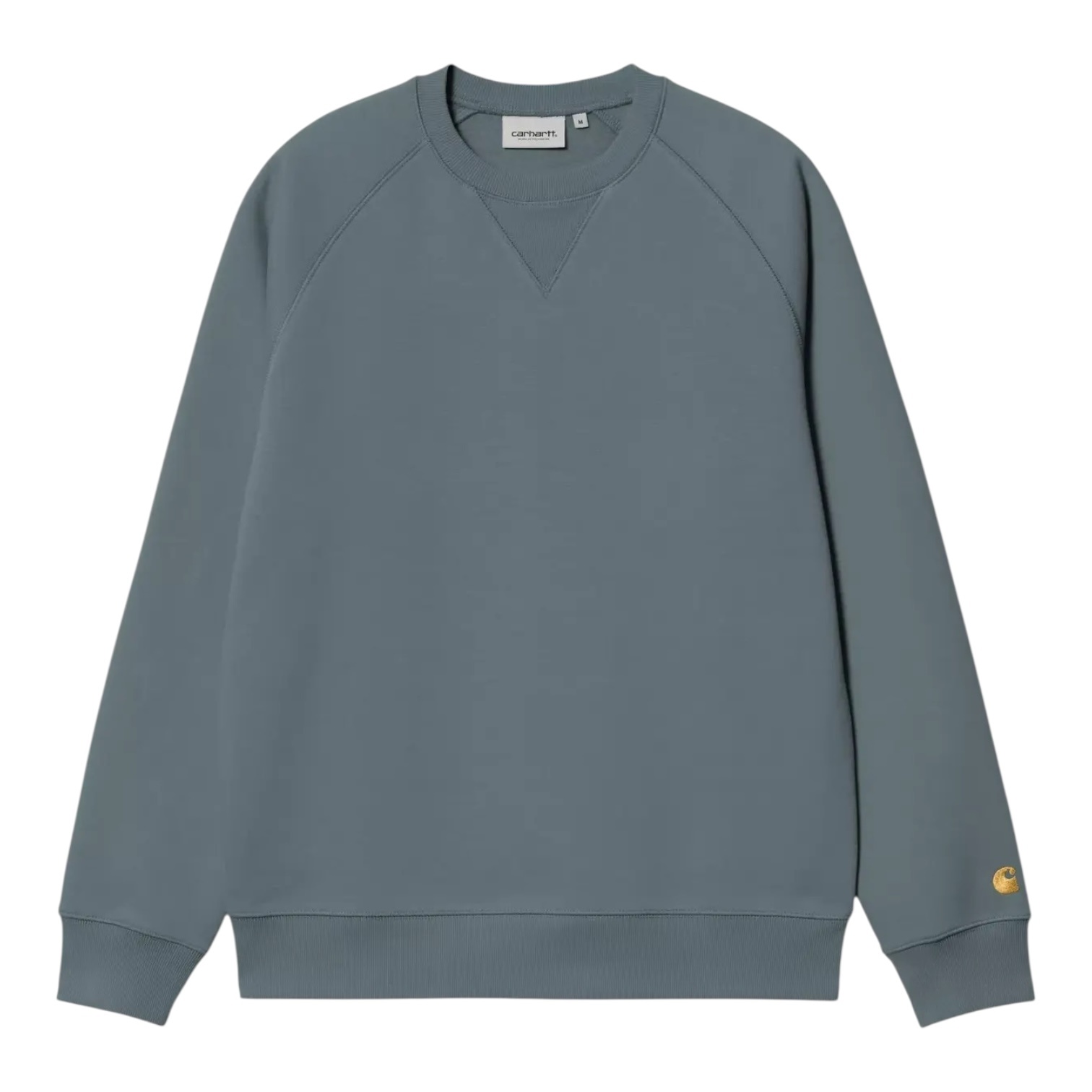 Carhartt WIP Chase Sweat - Cozy Blue/Gold