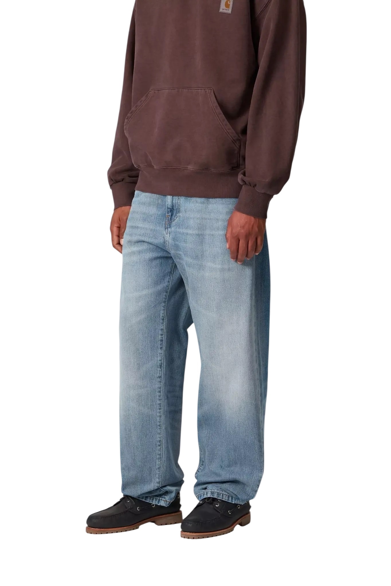 Carhartt WIP Aaron Pant - Blue (Burst Washed)