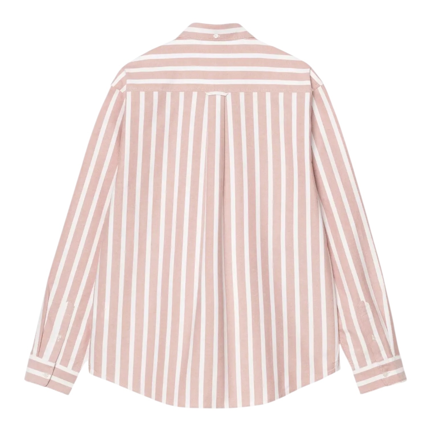Carhartt WIP L/S Deven Shirt - Deven Stripe/Oxide Red/White