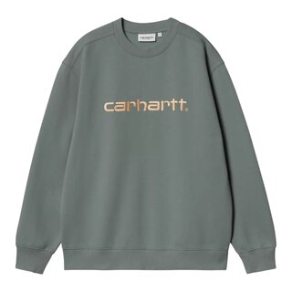Carhartt WIP W' Carhartt Sweat - Velvet Green/Gentle Orange