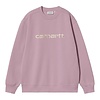 W' Carhartt Sweat - Gentle Pink/Cinnerus