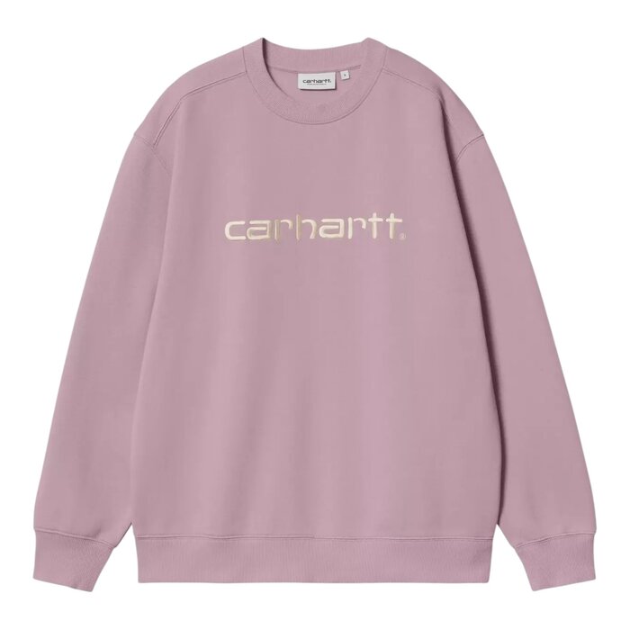 Carhartt WIP W' Carhartt Sweat - Gentle Pink/Cinnerus