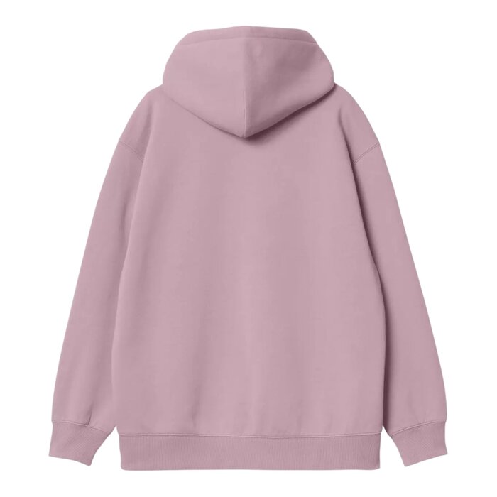 Carhartt WIP W' Hooded Carhartt Sweat - Gentle Pink/Cinnerus