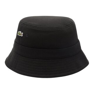 Lacoste Bob en piqué de coton biologique uni - Noir