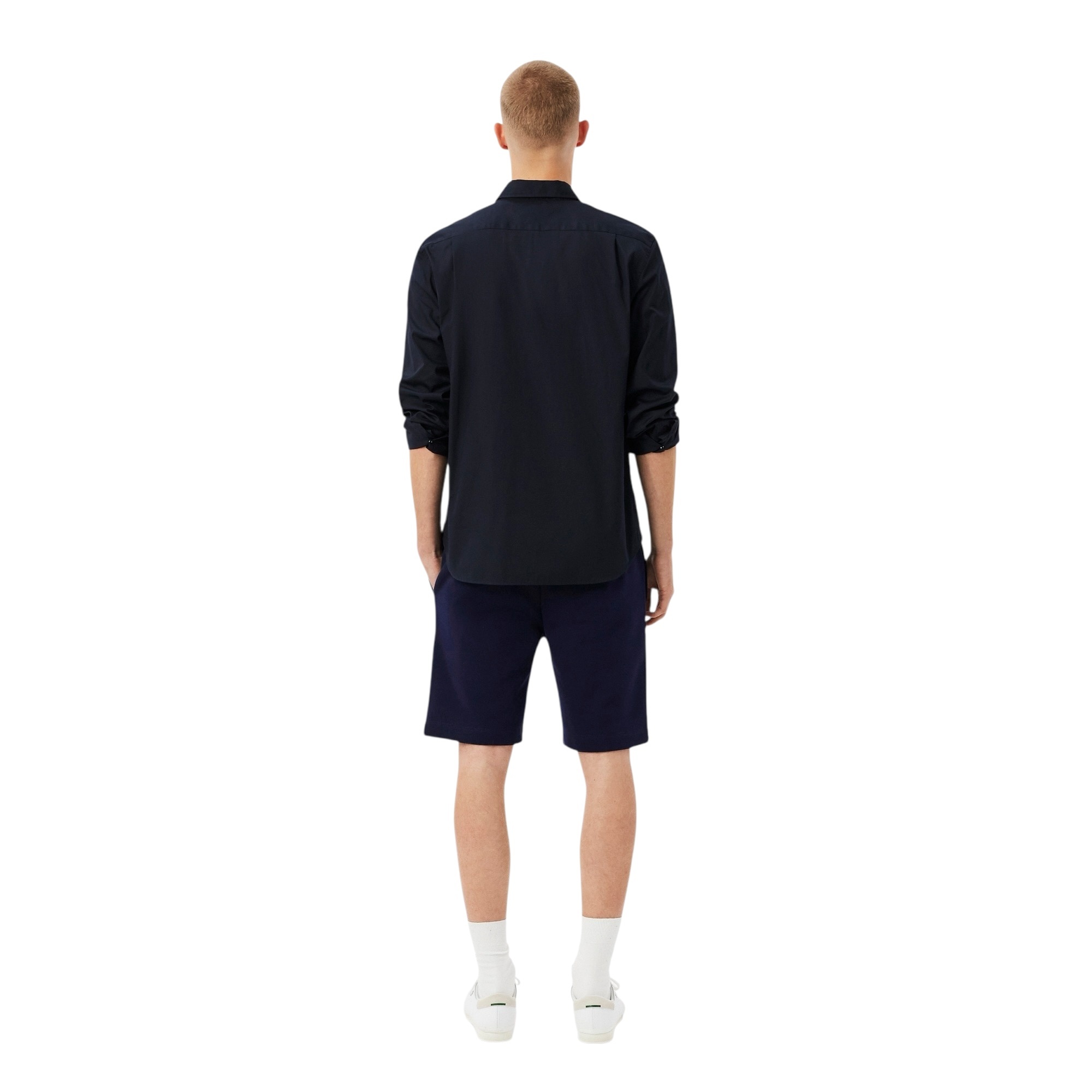 Lacoste Short Regular Fit Molleton - Bleu Marine