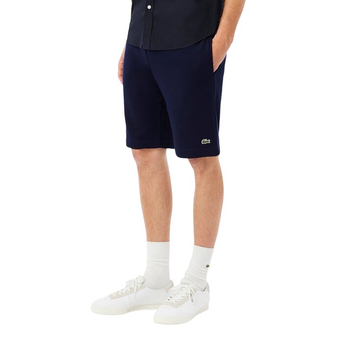 Lacoste Short Regular Fit Molleton - Bleu Marine