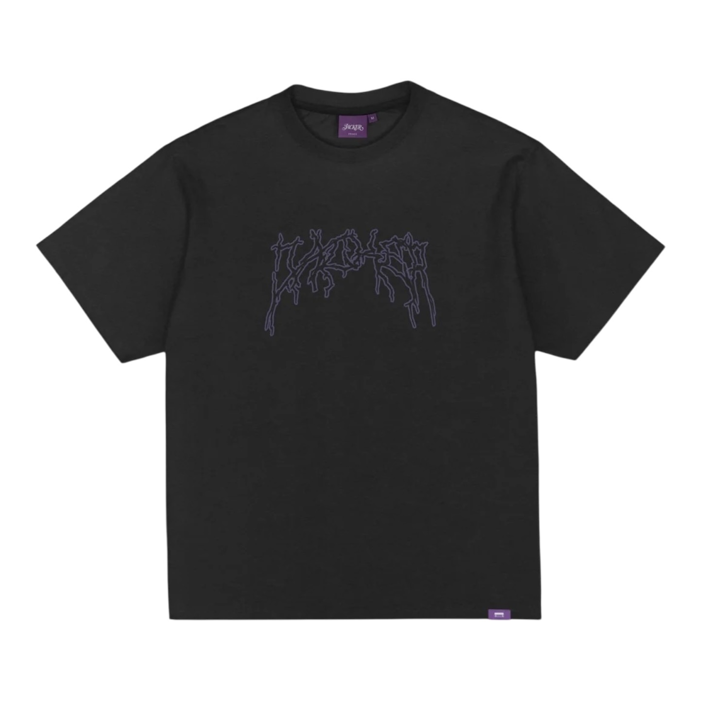 Jacker Skeleton Garment Dyed T-shirt - Black