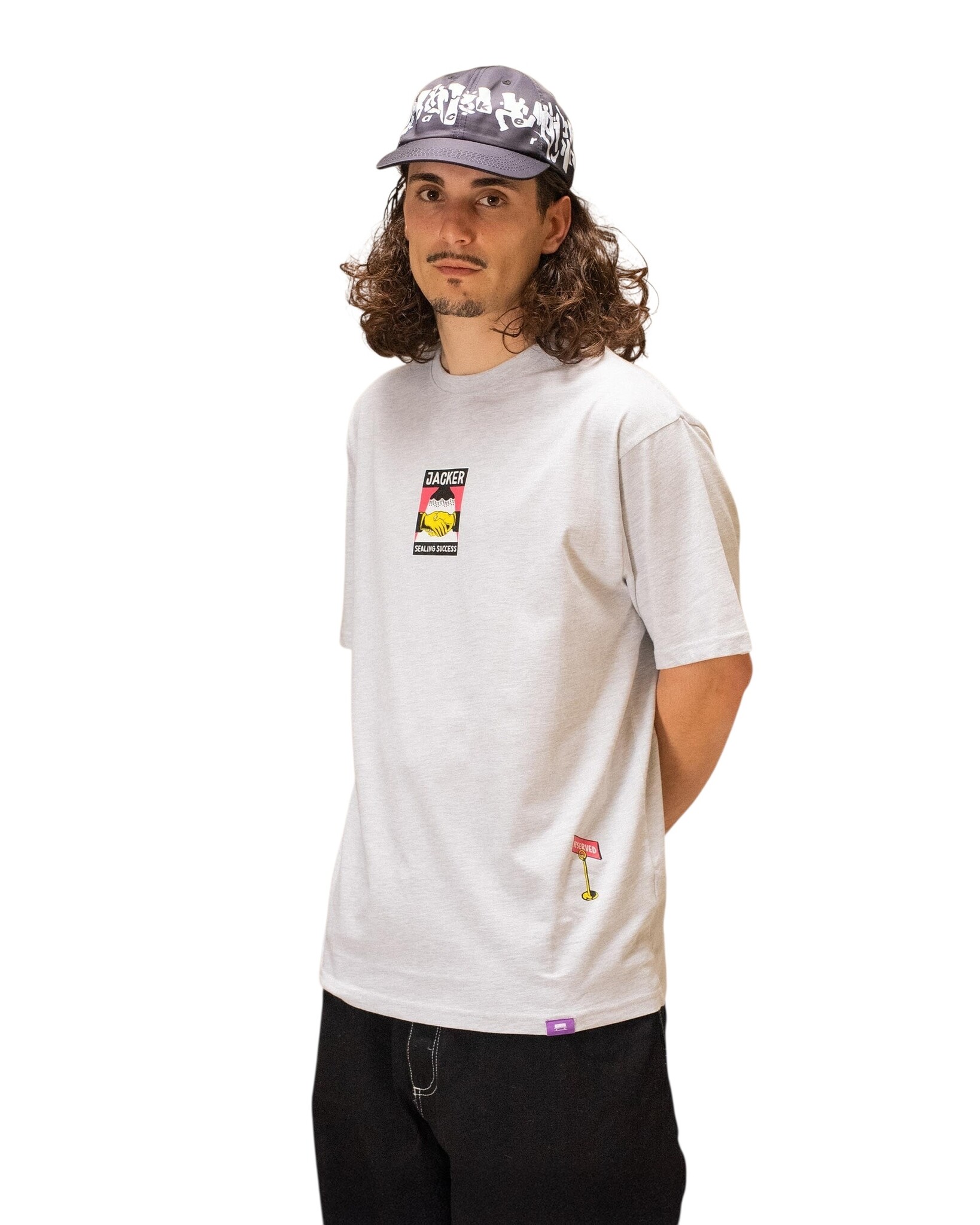 Jacker Deal T-shirt - Heather Grey