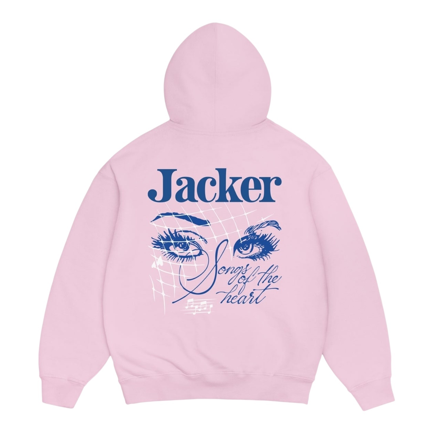 Jacker Mighty Blue Hoodie - Pink