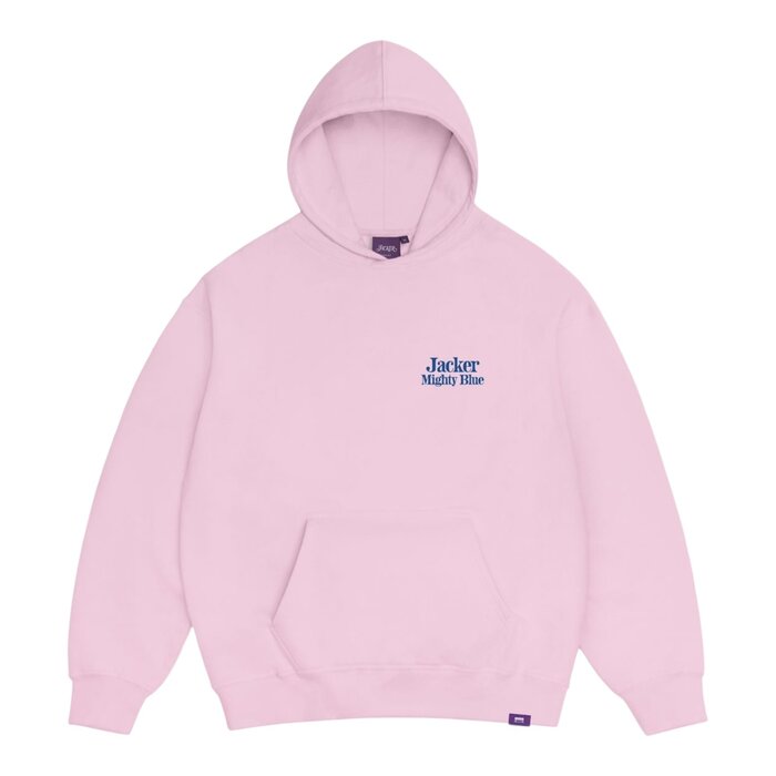 Jacker Mighty Blue Hoodie - Pink