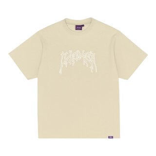 Jacker Skeleton Garment Dyed T-shirt - Beige