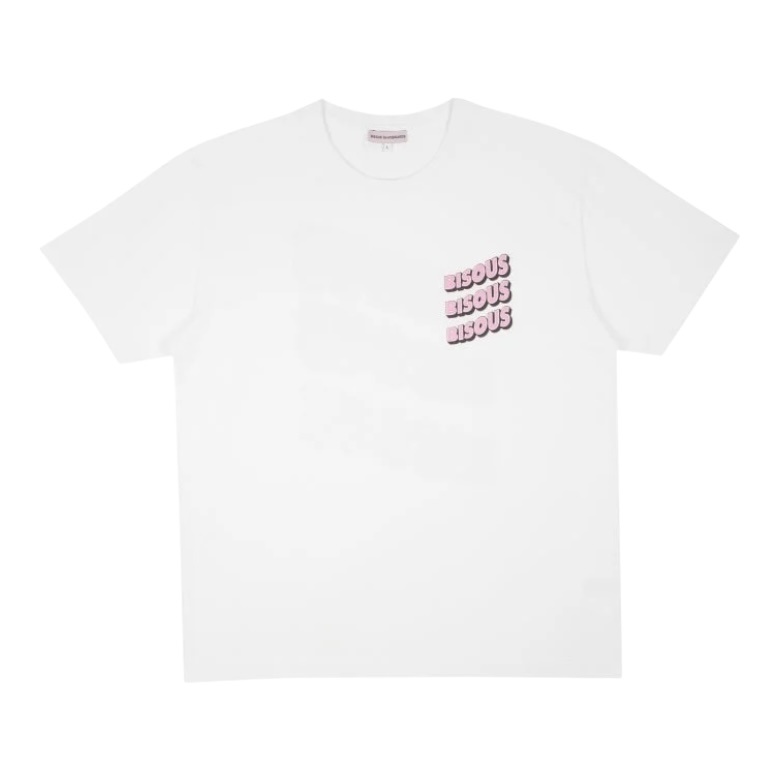 Bisous Skateboards Sonics T-Shirt - White