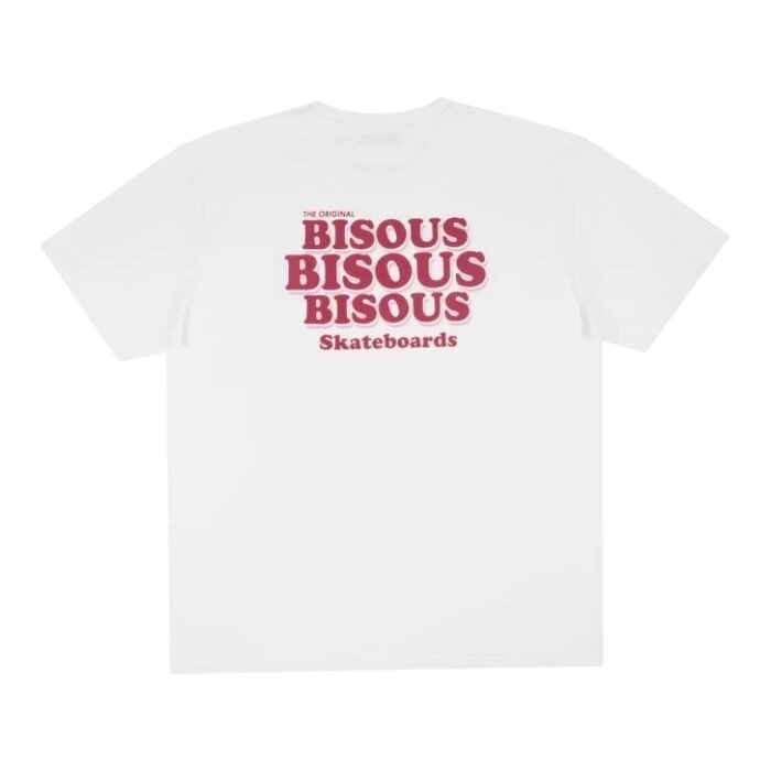 Bisous Skateboards Grease T-Shirt - White