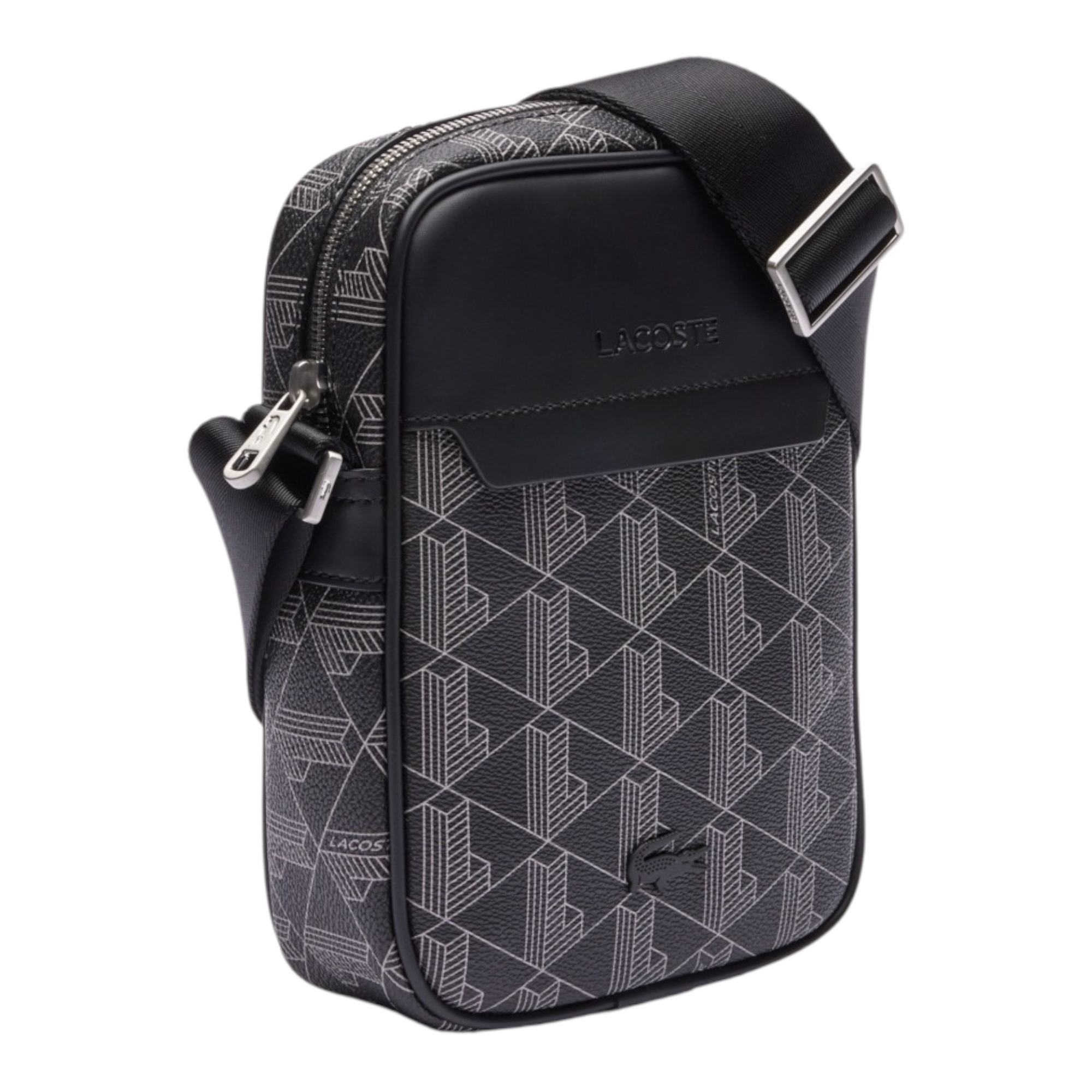 Lacoste Sacoche The Blend - Monogram Noir/Gris