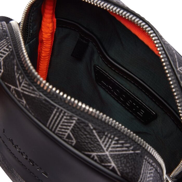 Lacoste Sacoche The Blend - Monogram Noir/Gris