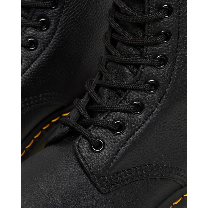 Dr Martens Boots 1460 Pascal En Cuir Virginia À Lacets - Noir