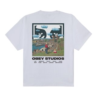 Obey Sky Face T-Shirt - White