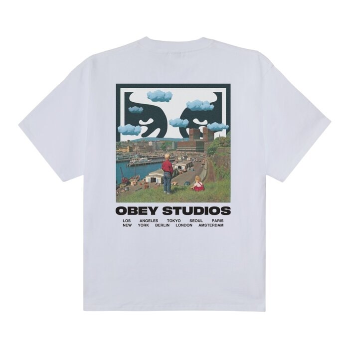 Obey Sky Face T-Shirt - White