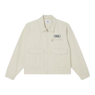 Obey Walter Work Jacket - Silver Birch Faded Wash