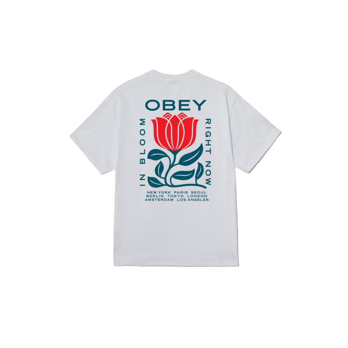 Obey Obey In Bloom T-shirt - White