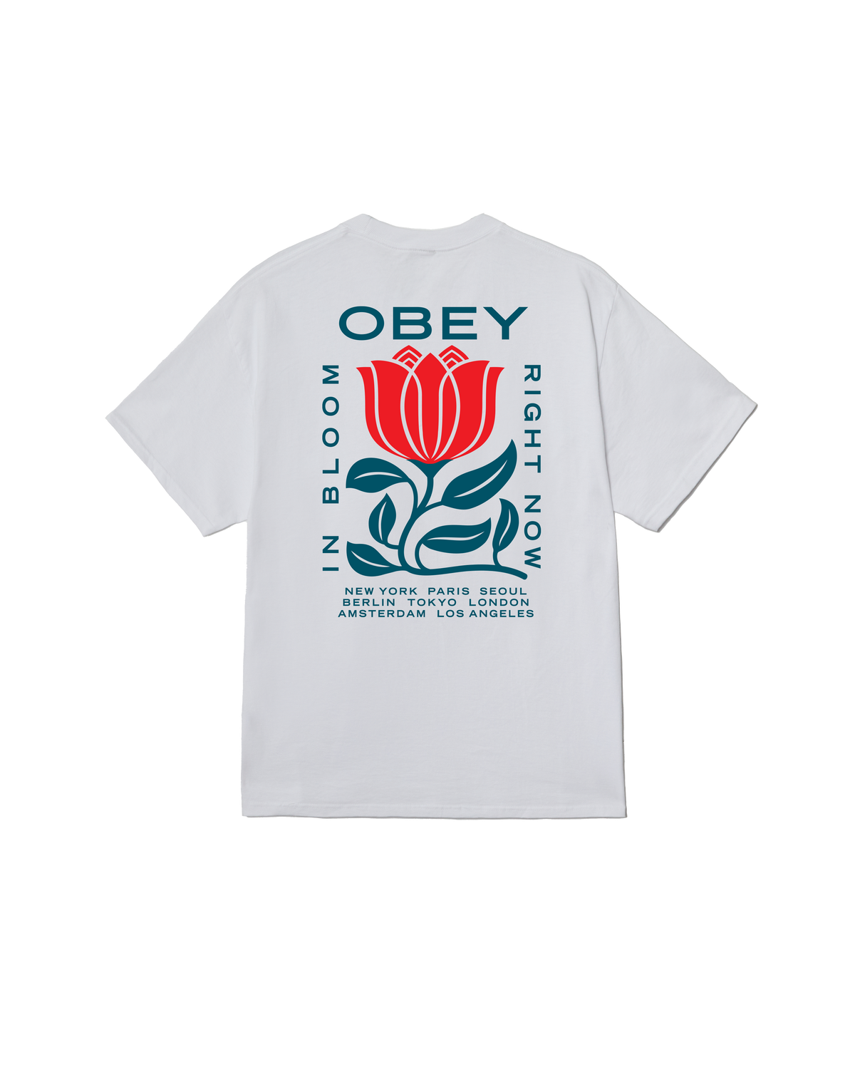 Obey Obey In Bloom T-shirt - White