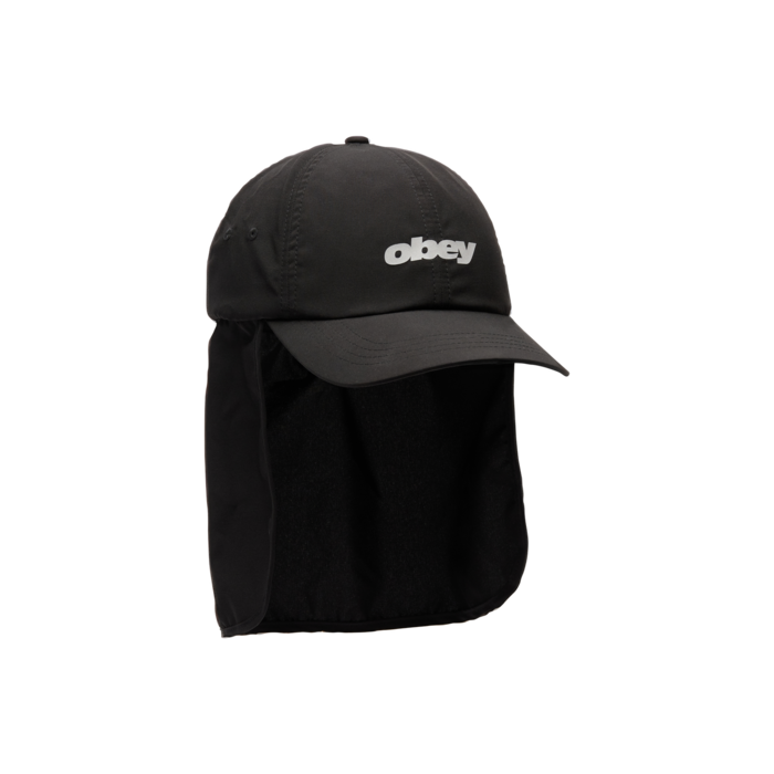 Obey Sahara 6 Panel Trail Cap - Black