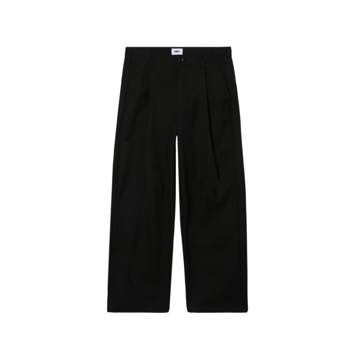 Obey Dean Pleated Pant - Black