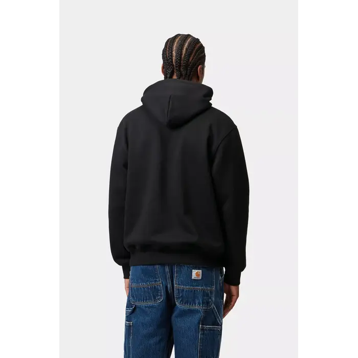 Carhartt WIP Hooded Carhartt Sweat - Black/White