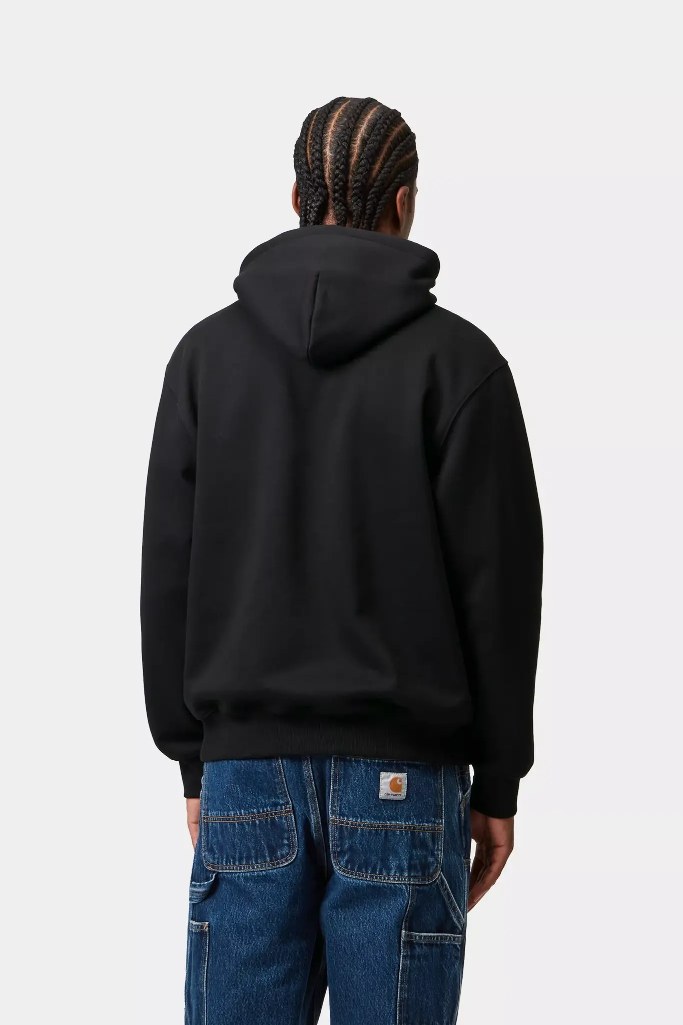 Carhartt WIP Hooded Carhartt Sweat - Black/White
