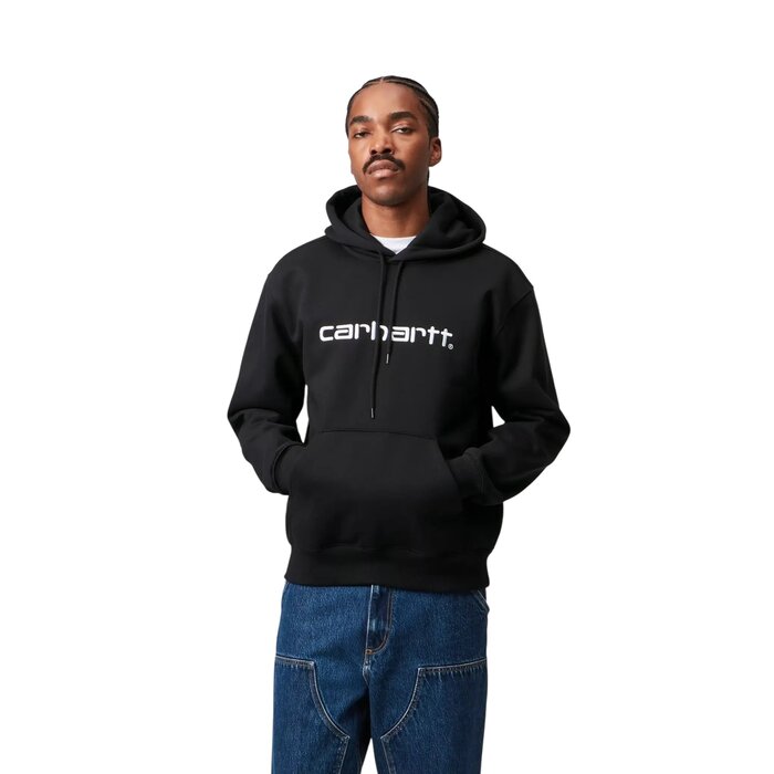 Carhartt WIP Hooded Carhartt Sweat - Black/White