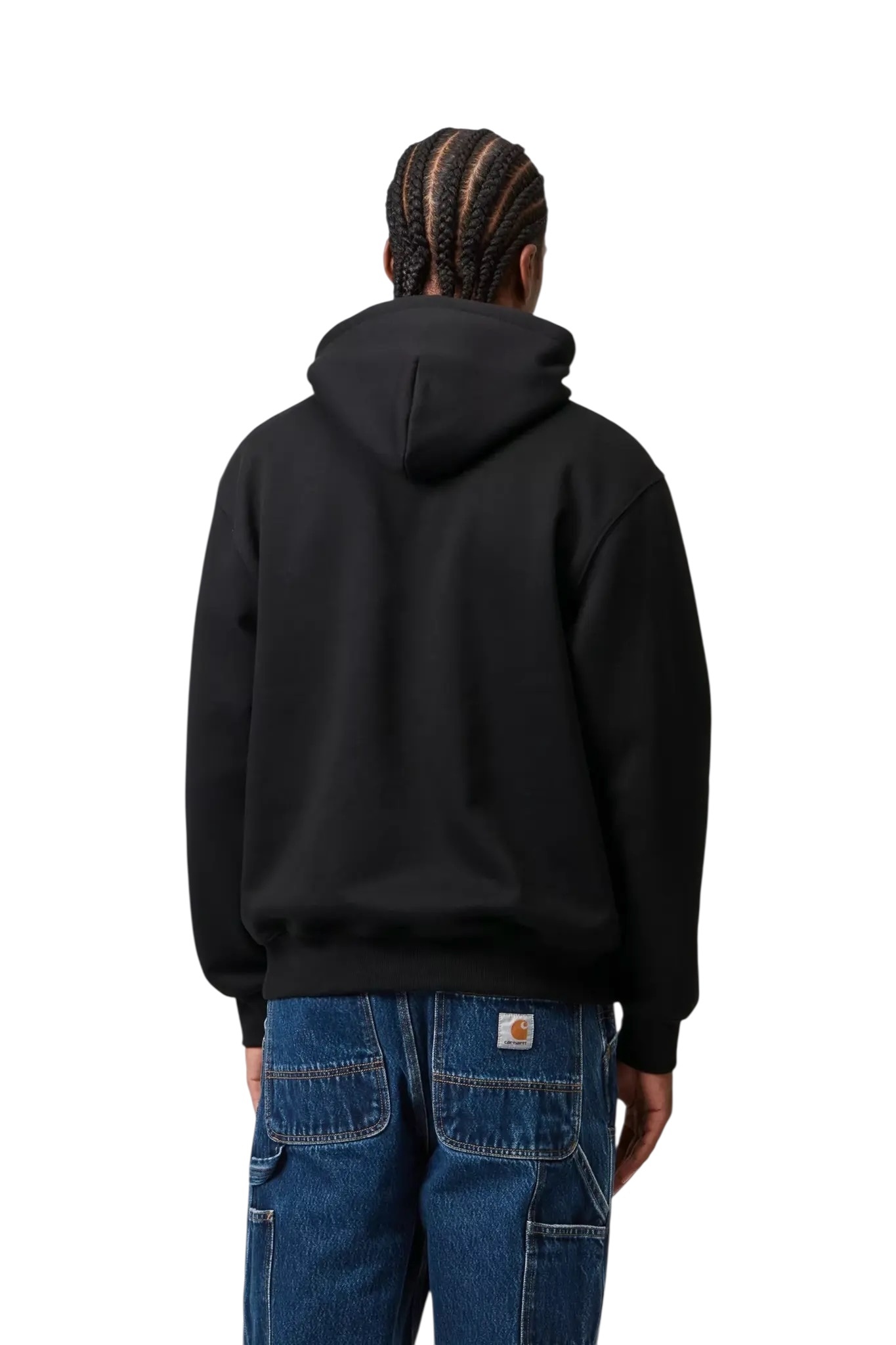Carhartt WIP Hooded Carhartt Sweat - Black/White