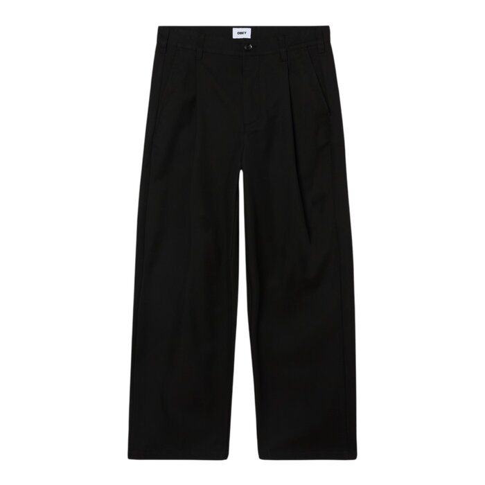 Obey Dean Pleated Pant - Black