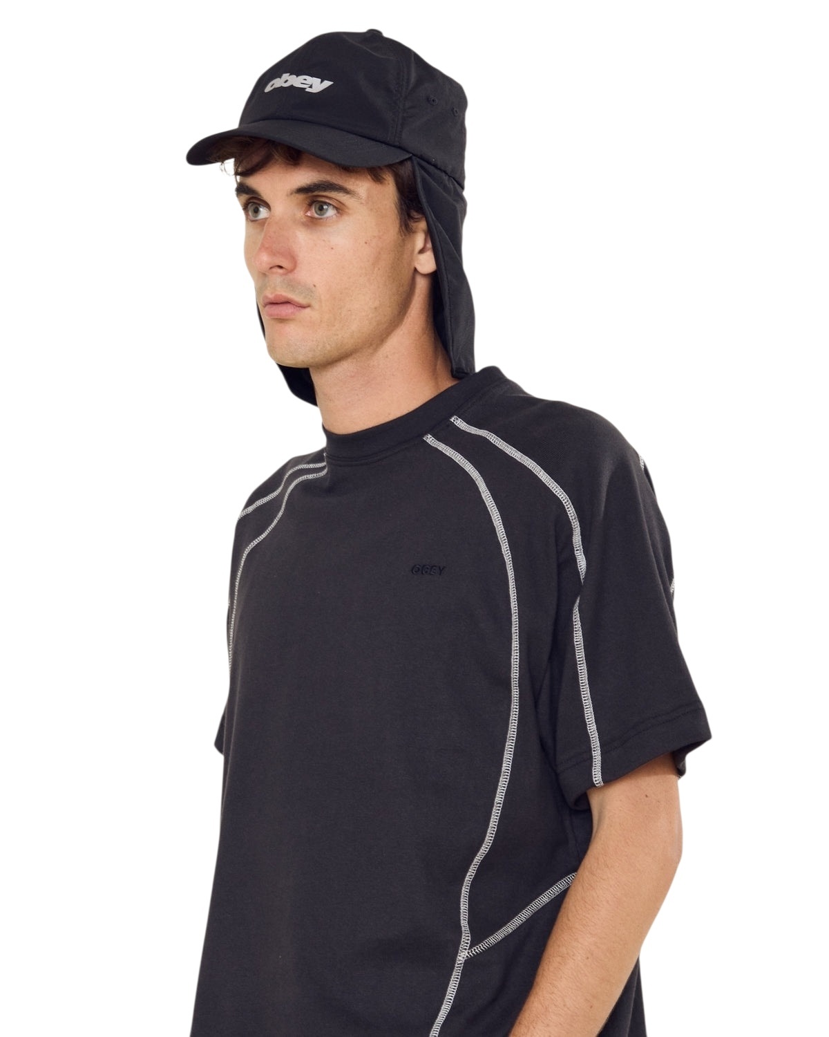 Obey Sahara 6 Panel Trail Cap - Black