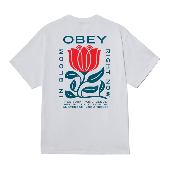 Obey Obey In Bloom T-shirt - White