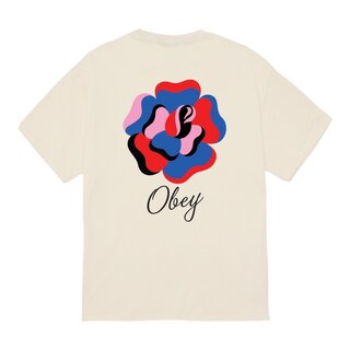 Obey Paper Rose T-shirt - Cream