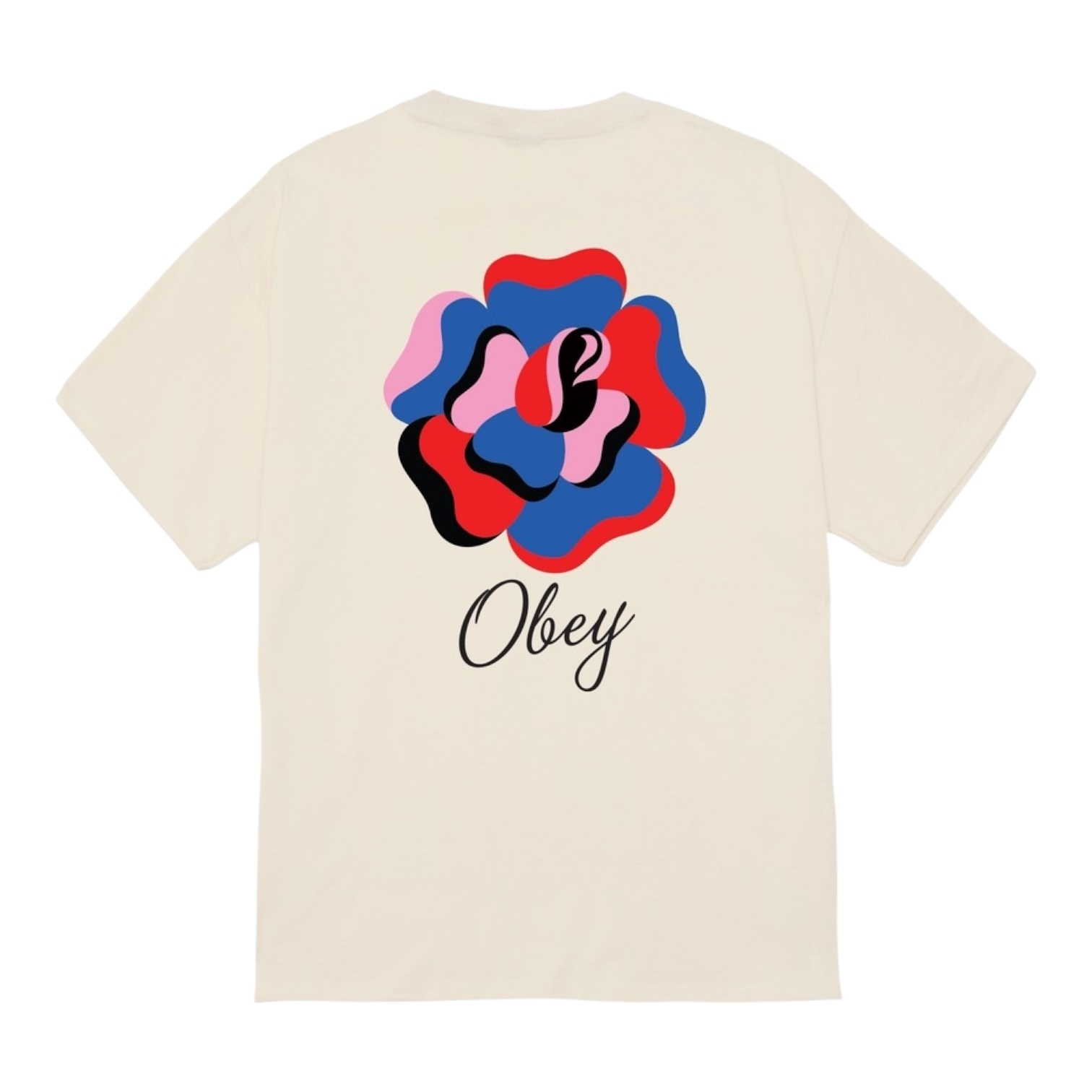 Obey Paper Rose T-shirt - Cream