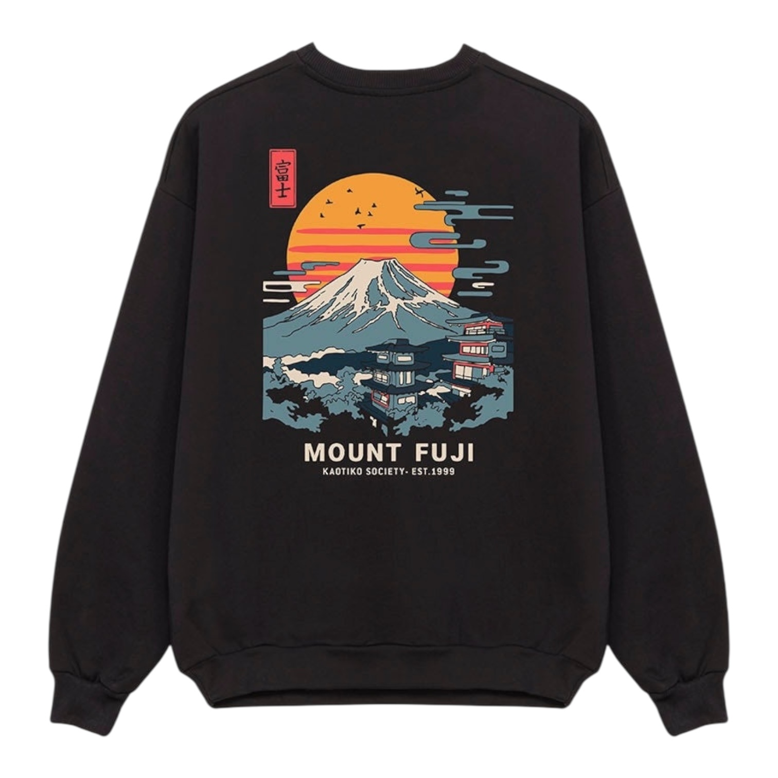 Kaotiko Crew Mount Fuji - Black