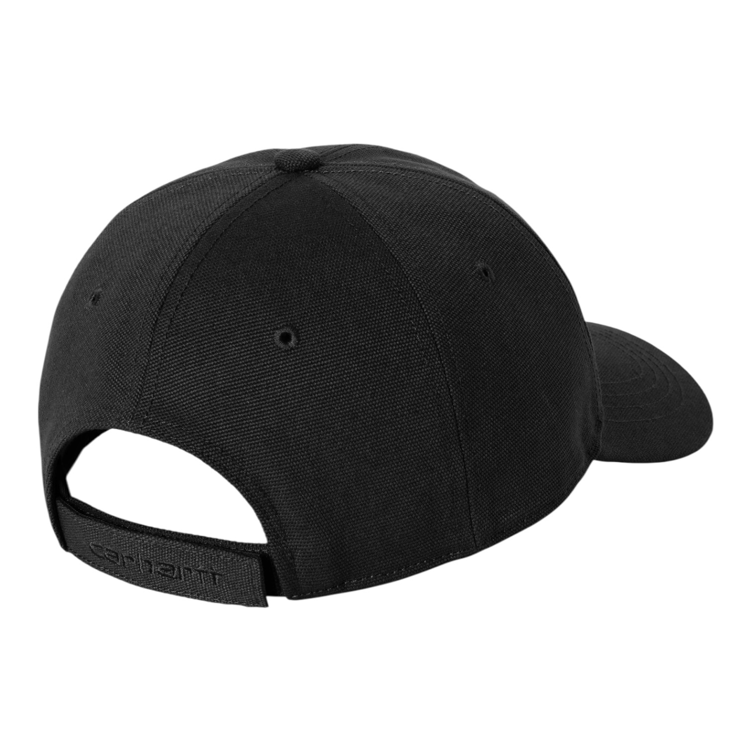 Carhartt WIP Canvas Cap - Black (Stone Washed)