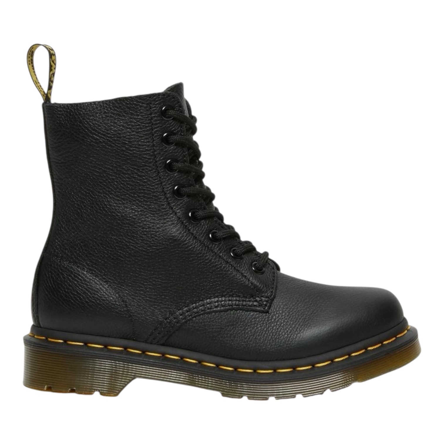 Dr Martens Boots 1460 Pascal En Cuir Virginia À Lacets - Noir